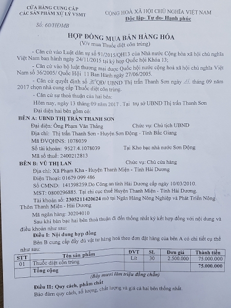 Các cá nhân đã cấu kết với nhau bằng các hợp đồng mua bán hàng hóa hết sức chặt chẽ, tinh vi để qua mặt cơ quan chức năng