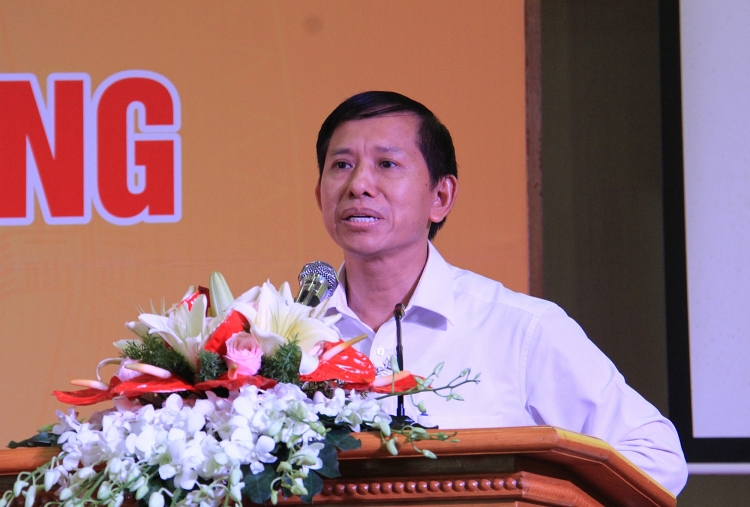 Đồng chí Vũ Mạnh Tiêm, Phó trưởng Ban Tuyên giáo Tổng Liên đoàn Lao động Việt Nam.