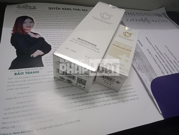 Giới thiệu thương hiệu mỹ phẩm Doctor Queen được sản xuất tại Hàn Quốc và được nhượng quyền thương hiệu độc quyền tại Việt Nam. Tuy nhiên trên bao bì lại ghi Made in Việt Nam