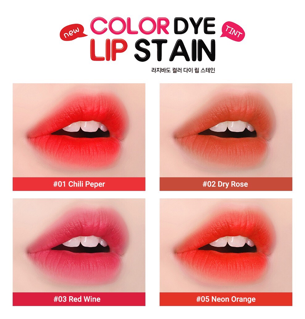 4 màu son kem lì Lip Stain của Lagivado chính thức ra mắt thị trường Việt Nam