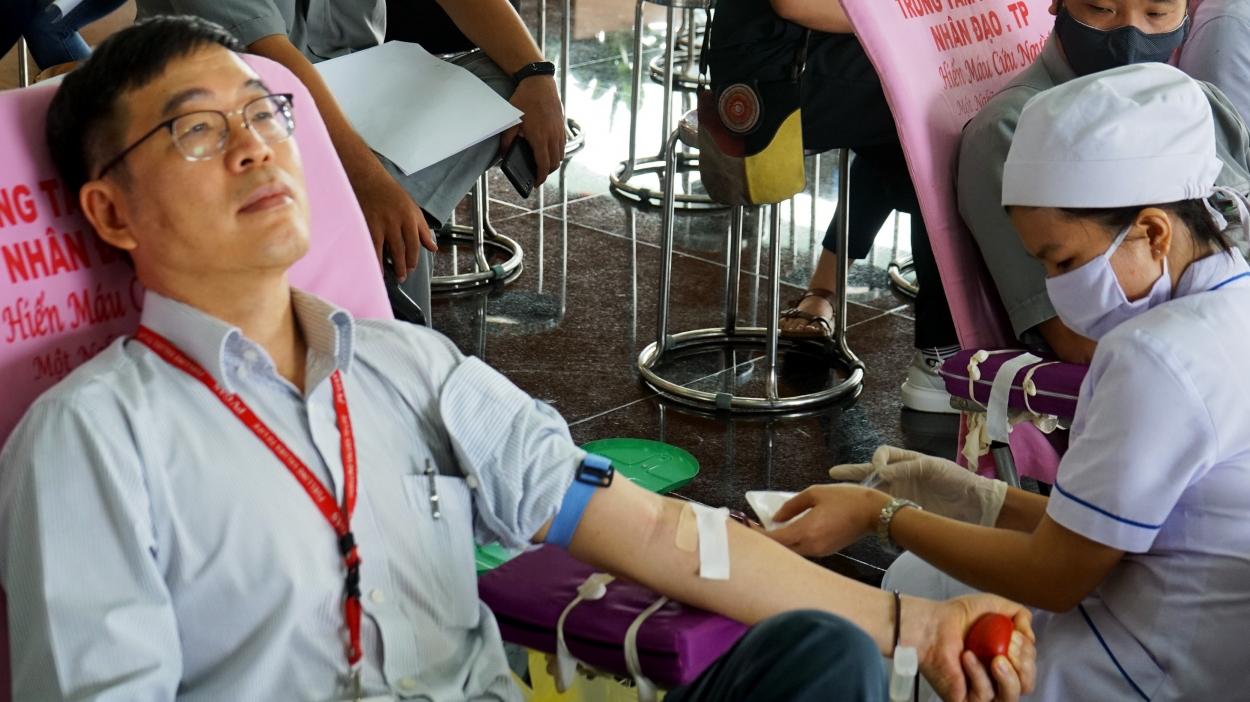 Tuổi trẻ PV GAS sẵn sàng hiến máu cứu người bệnh nguy kịch