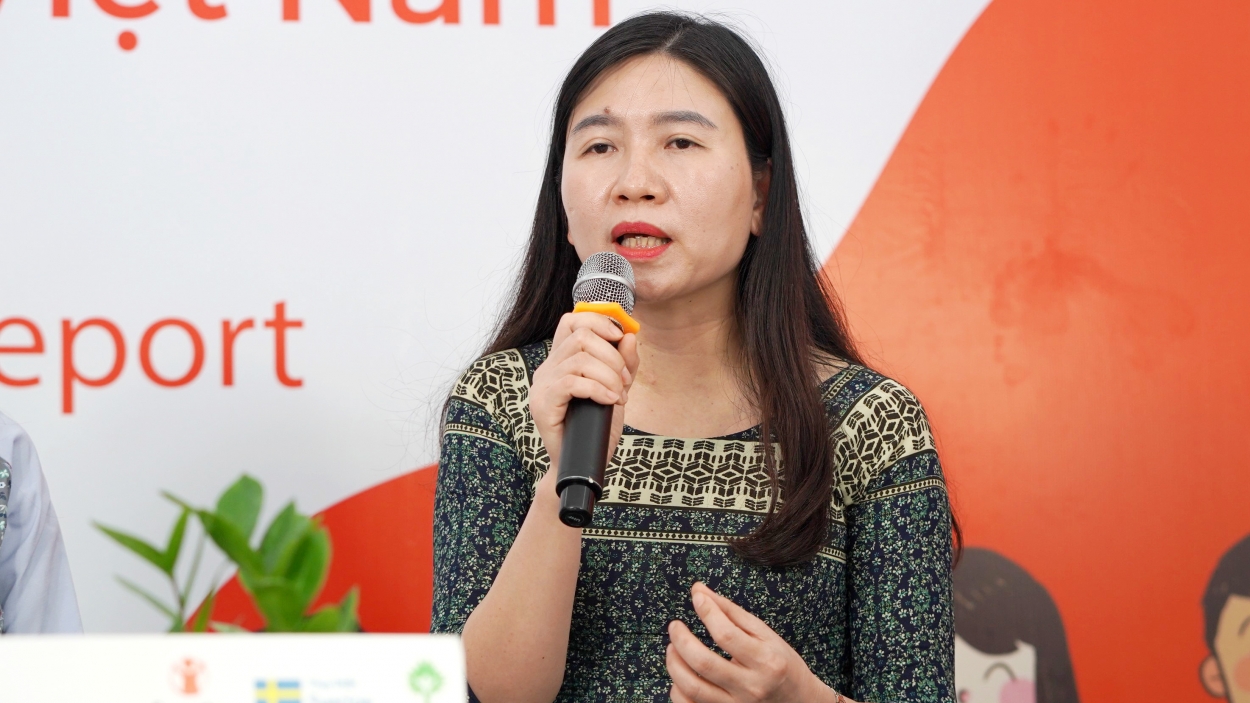 Bà Nguyễn Thị Nga, Phó Cục trưởng Cục Trẻ em thuộc Bộ LĐTB&amp;XH