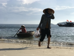 Du lịch ảm đạm, phụ nữ Cù Lao Chàm làm hậu cần nghề cá