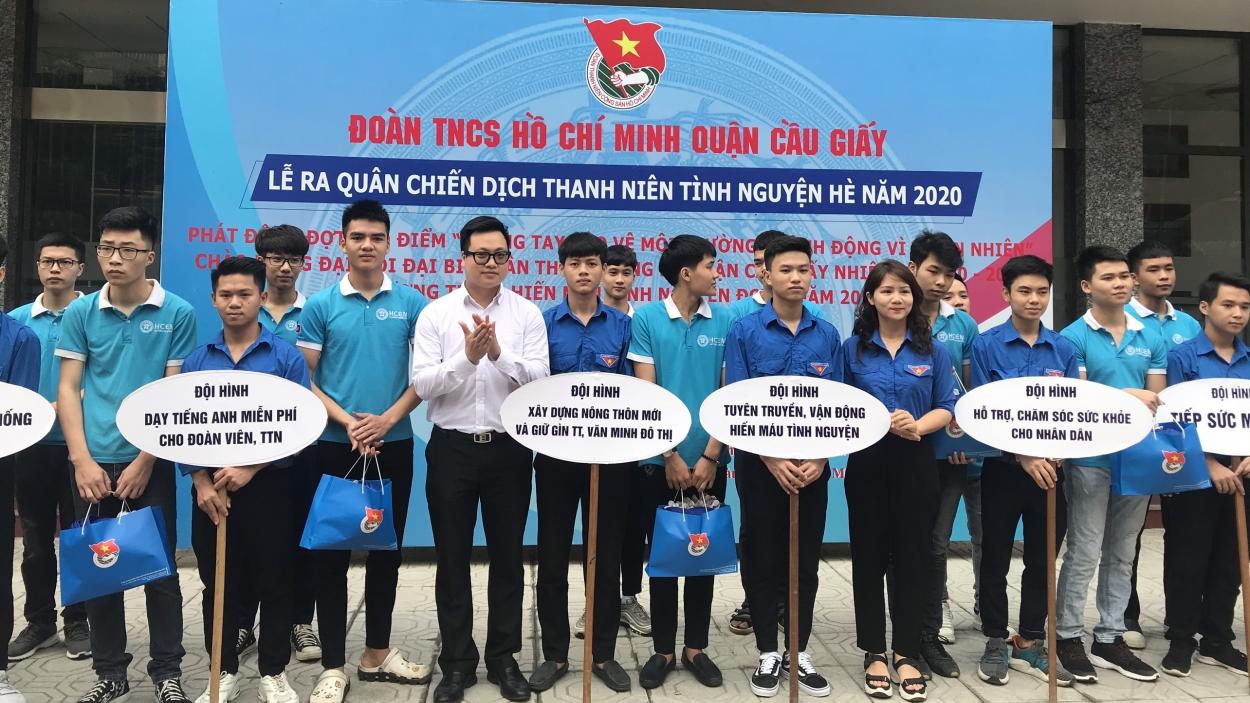 Tuổi trẻ Cầu Giấy bước vào Chiến dịch Hè tình nguyện 2020