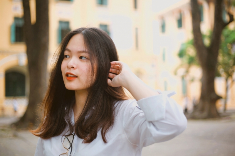 Cô nữ sinh trường Báo vốn là học sinh lớp chuyên Sử trường THPT Chu Văn An