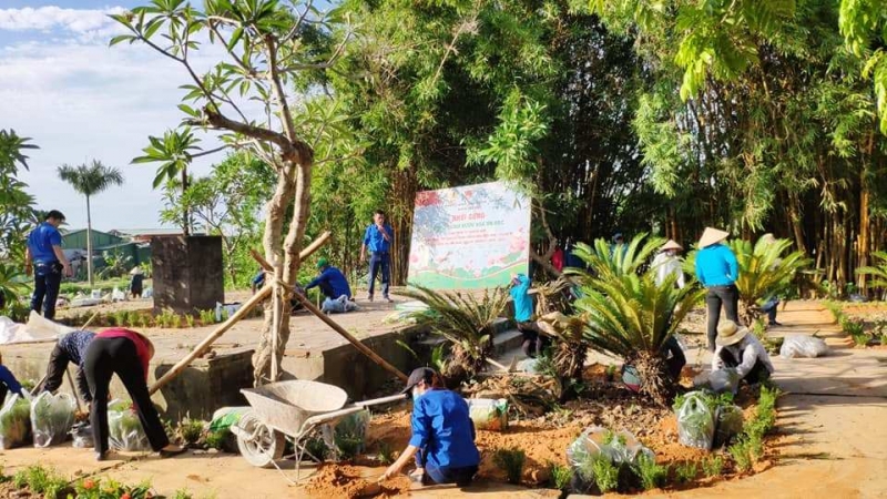 Với công sức của đoàn viên, thanh niên, hội viên, sau 3 tháng triển khai đến nay công trình đã hoàn thành