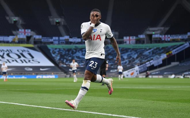 Bergwijn ghi bàn mở tỉ số cho Tottenham ở phút 27.