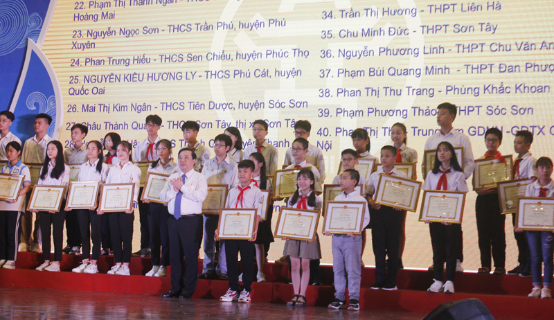 509 học sinh giỏi tiêu biểu Thủ đô năm học 2019-2020 đã được nhận giấy khen của Sở GD&amp;ĐT Hà Nội