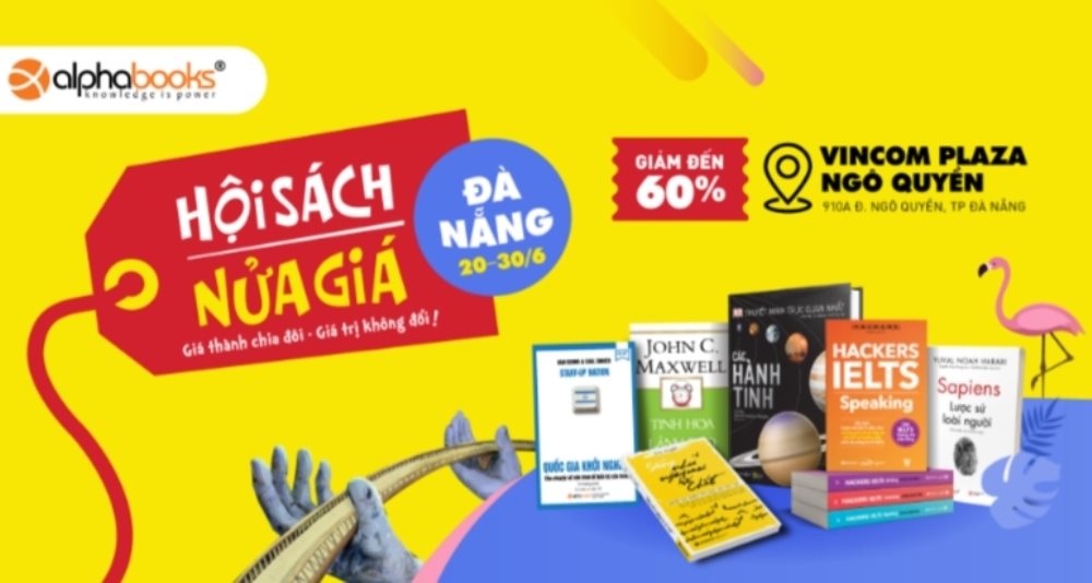 “Hội sách nửa giá” ở Đà Nẵng sẽ diễn ra từ ngày 20-30/6