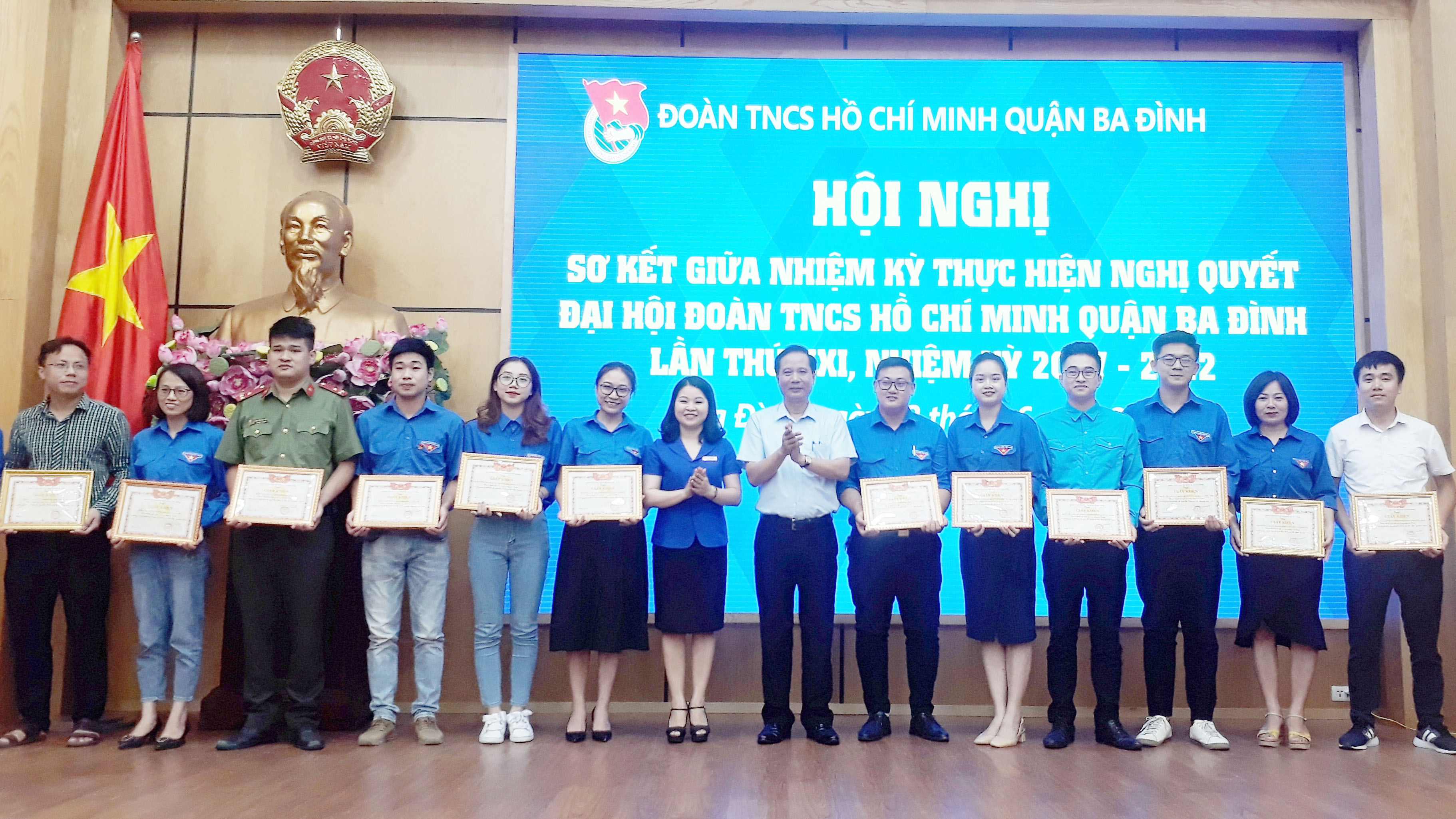 Quận đoàn Ba Đình tổ chức Hội nghị sơ kết giữa nhiệm kỳ