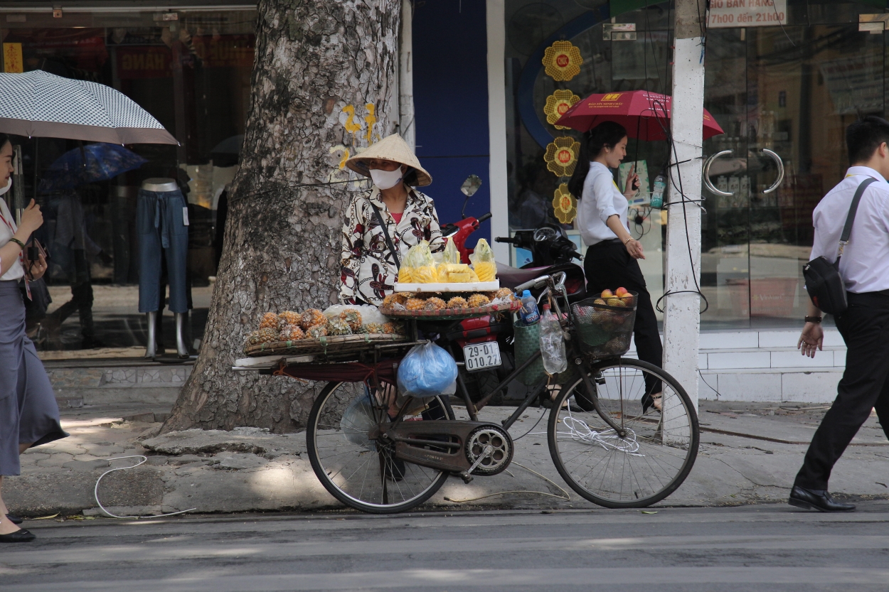 Những người bán hàng rong mưu sinh dưới thời tiết nắng nóng tại Hà Nội