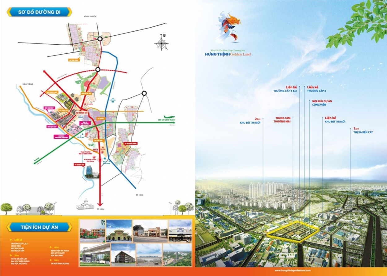 Hưng Thịnh Golden Land sở hữu vị trí vô cùng thuận lợi