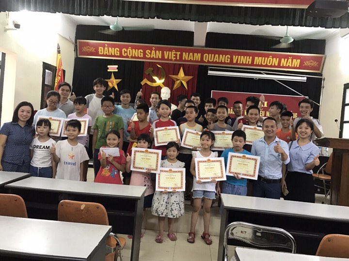 50 thí sinh tranh tài tại Giải cờ vua thiếu niên – nhi đồng xã Hữu Hòa