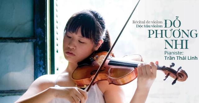 Tài năng trẻ violon Đỗ Phương Nhi biểu diễn tại Hà Nội
