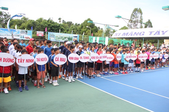 Khai mạc giải Quần vợt vô địch Thanh thiếu niên toàn quốc 2017