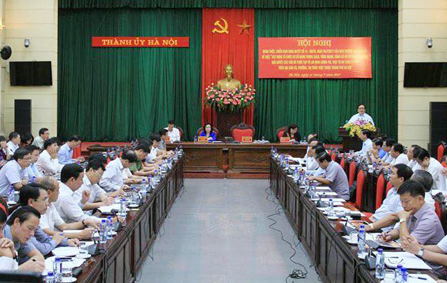 Hà Nội triển khai Nghị quyết về xây dựng tổ chức cơ sở Đảng và giải quyết các vấn đề phức tạp