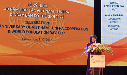 Nhiều hoạt động kỷ niệm 40 năm hợp tác Việt Nam – UNFPA