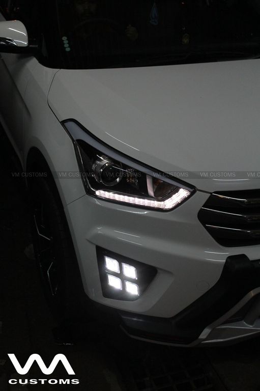 Hyundai Creta được tinh chỉnh với đèn sương mù 