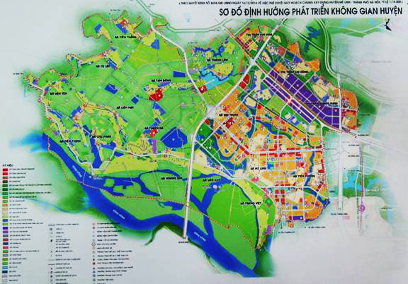 Hà Nội điều chỉnh cục bộ quy hoạch Phân khu đô thị GN, xã Kim Hoa, huyện Mê Linh