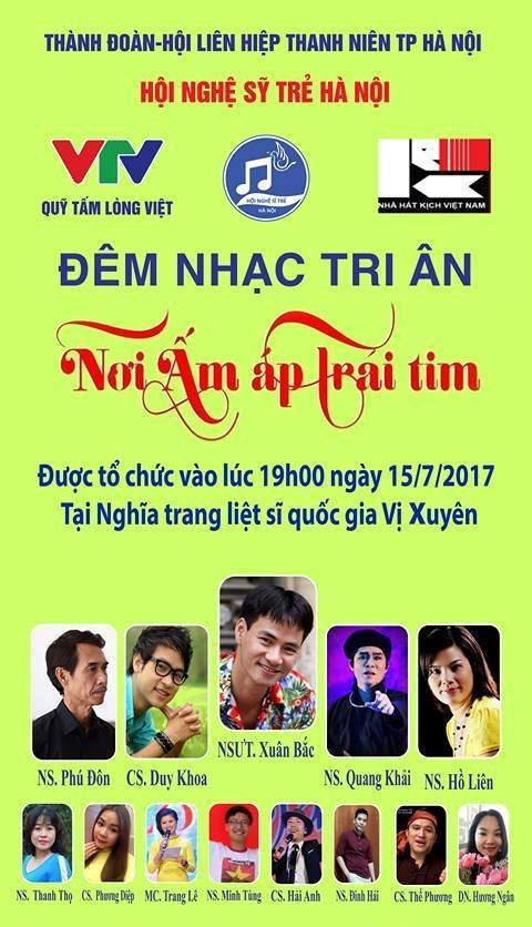 Đêm nhạc tri ân dịp 27/7  tại nghĩa trang Vị Xuyên - Hà Giang