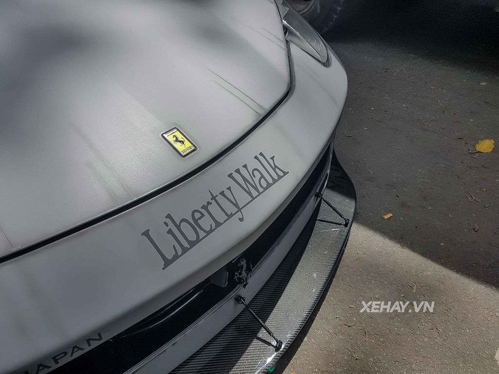 Ferrari 458 Italia độ Liberty Walk độc nhất Việt Nam xuất hiện với diện mạo hoàn toàn mới