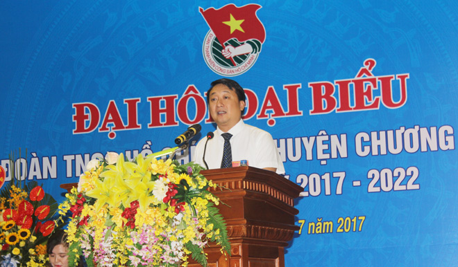 Đồng chí Nguyễn Thị Kim Anh giữ chức vụ Bí thư Huyện đoàn Chương Mỹ