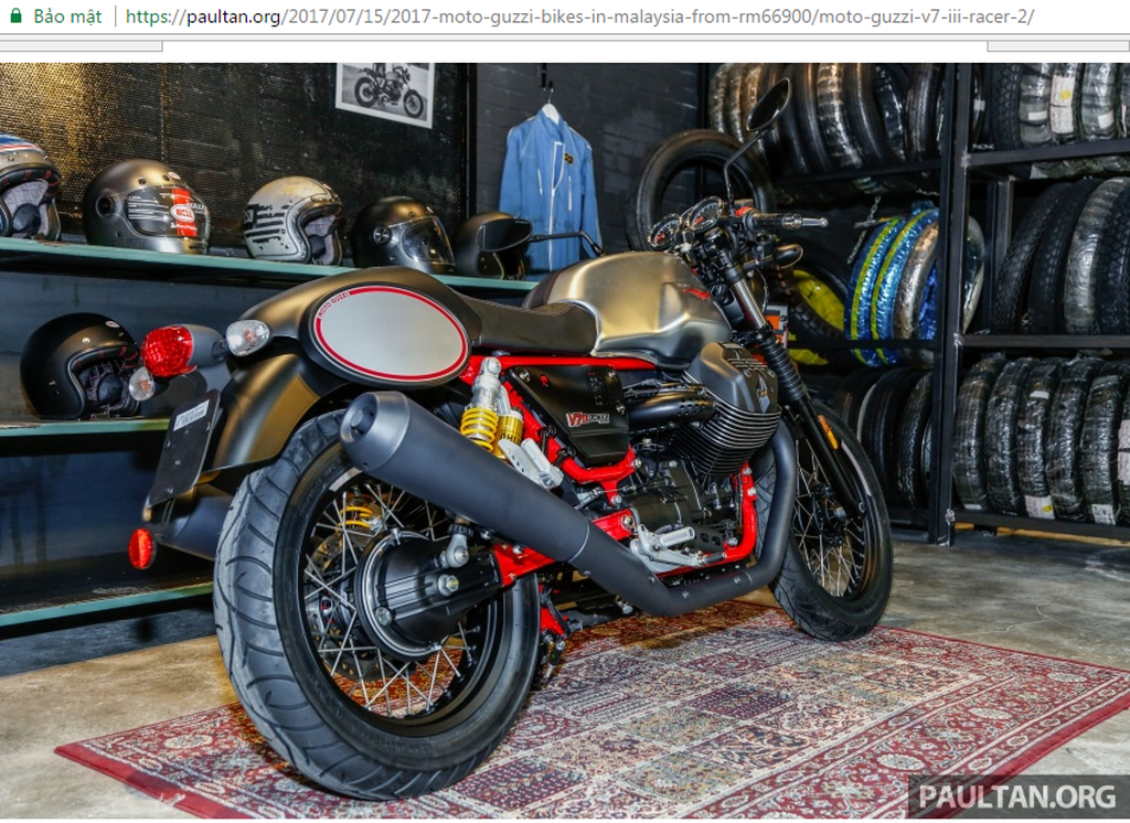 Moto Guzzi giới thiệu 3 mẫu xe mới của tại Malaysia, giá từ 355 triệu VNĐ