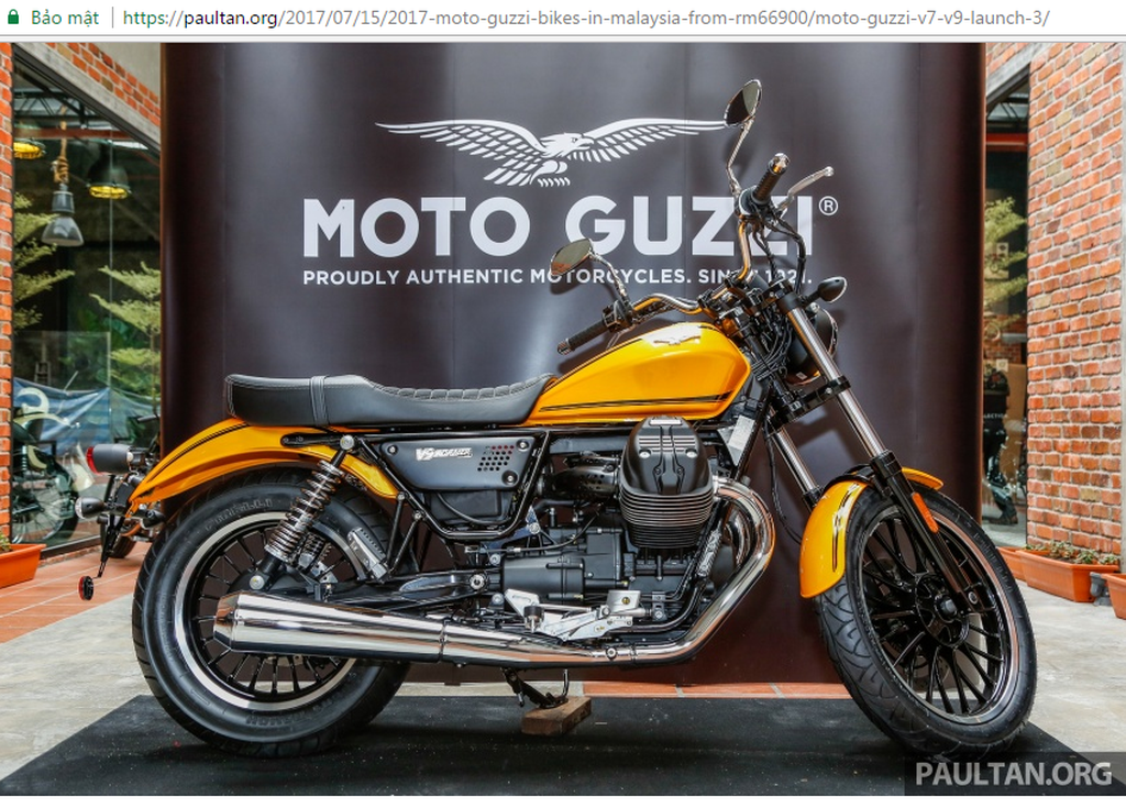 Moto Guzzi giới thiệu 3 mẫu xe mới của tại Malaysia, giá từ 355 triệu VNĐ