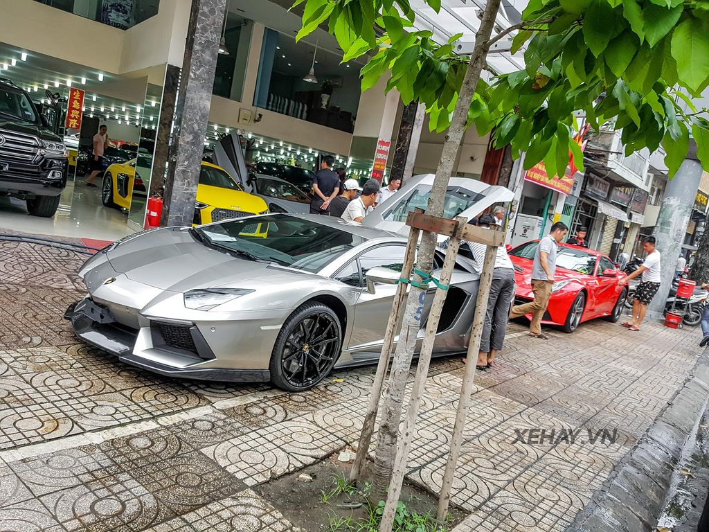 Sài Gòn: Chiêm ngưỡng vẻ đẹp của Lamborghini Aventador DMC Molto Veloce và Ferrari F12 Berlinetta