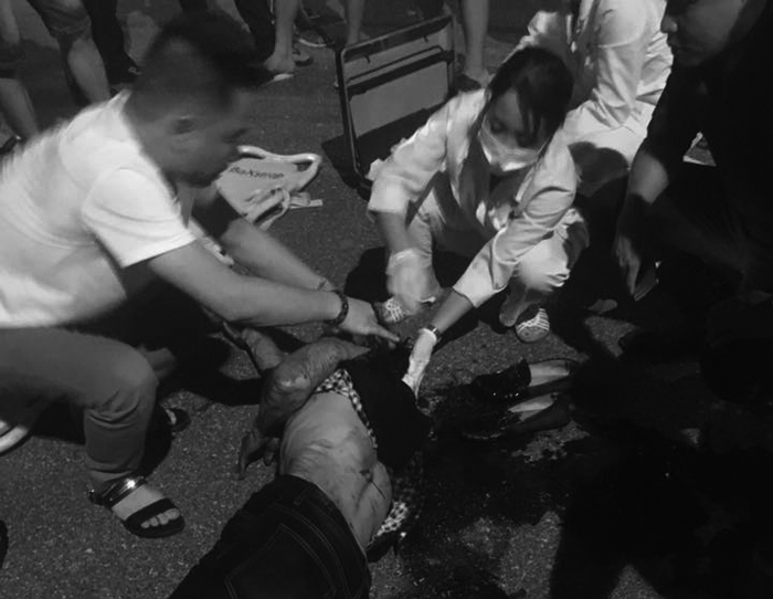 Cảnh sát đang truy xét đối tượng chém trọng thương thanh niên tại đường Võ Chí Công