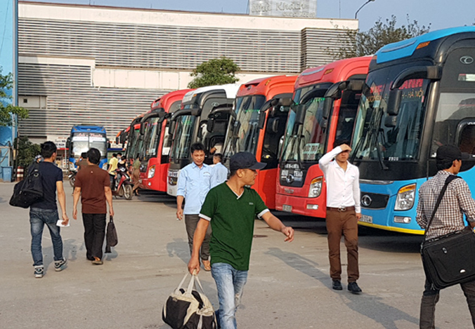 Hoàn tất di chuyển 53 xe khách tuyến Mỹ Đình – Ninh Bình