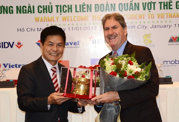 Chủ tịch Liên đoàn quần vợt quốc tế sắp đến Việt Nam