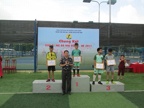Phường Thượng Thanh vô địch Giải bóng đá nhi đồng quận quận Long Biên – hè năm 2017