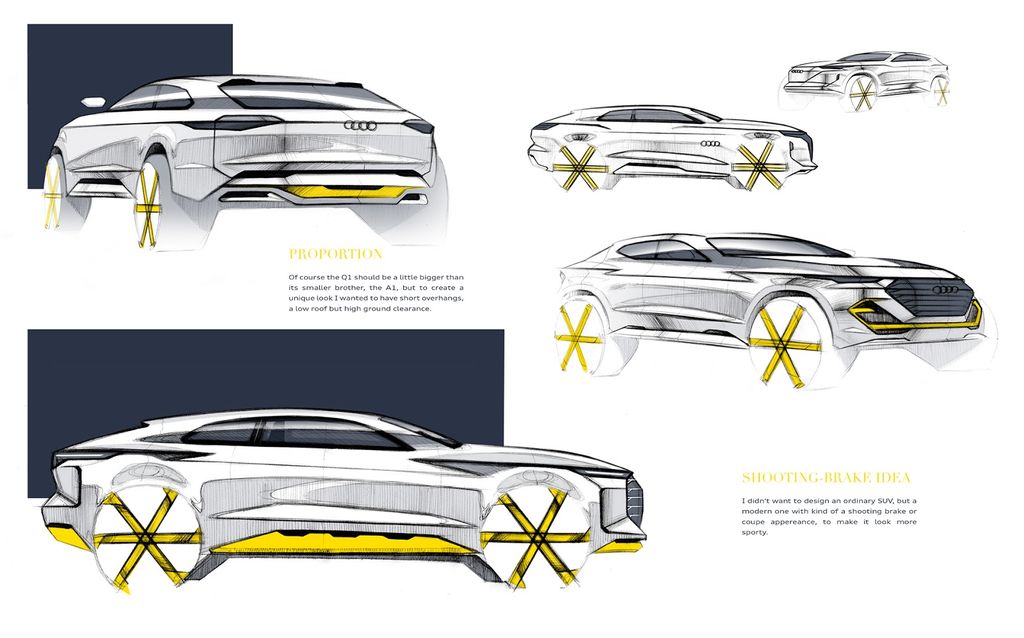 Ngắm nghía bản dựng tưởng tượng của crossover cỡ nhỏ Audi Q1