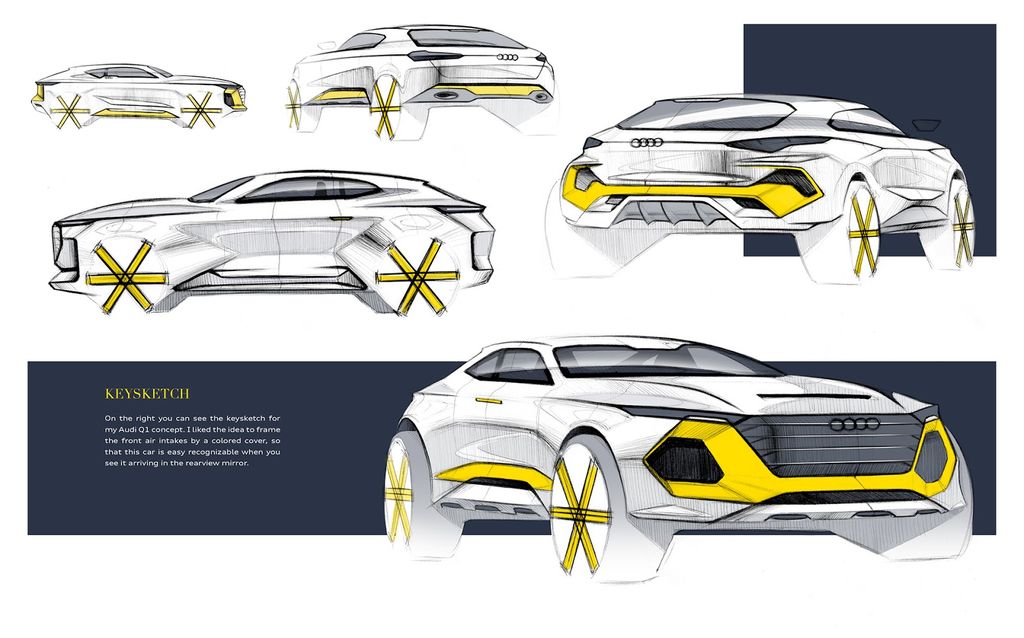 Ngắm nghía bản dựng tưởng tượng của crossover cỡ nhỏ Audi Q1