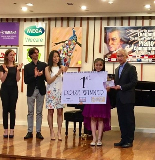 Việt Nam giành giải nhất cuộc thi piano quốc tế tại Thái Lan