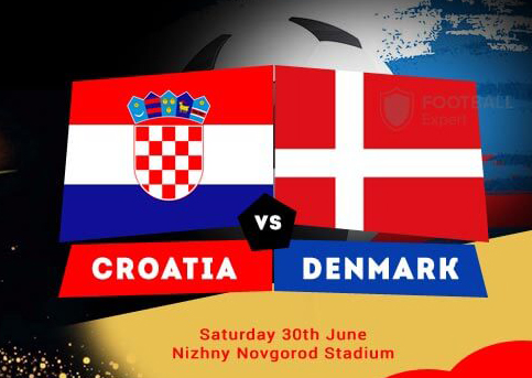 01h00 ngày 2/7, vòng 1/8 World Cup, sân Nizhny Novgorod: Croatia - Đan Mạch