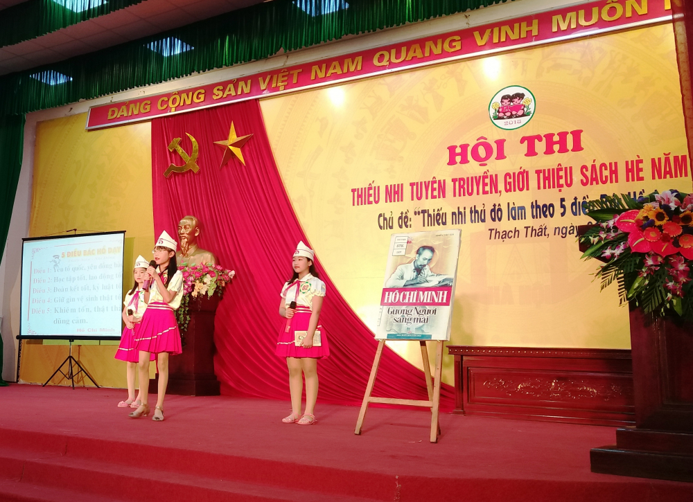 Một phần thi của các bạn thiếu nhi