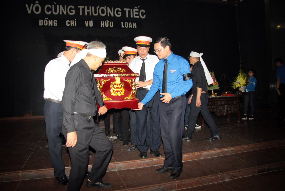 Lễ đưa tiễn ông Vũ Hữu Loan về Công viên nghĩa trang Vĩnh Hằng