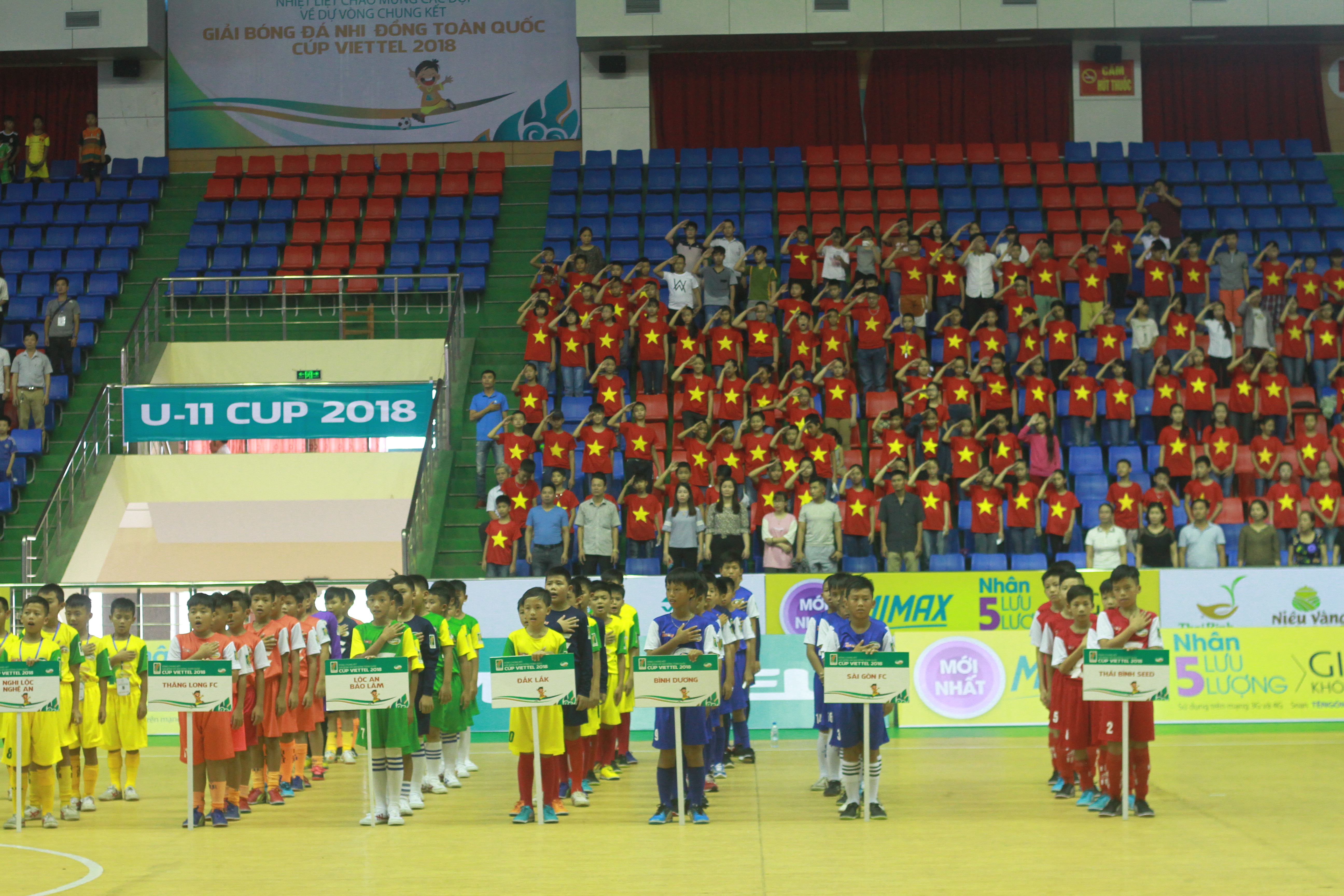 Khai mạc Vòng Chung kết Giải bóng đá Nhi đồng toàn quốc 2018