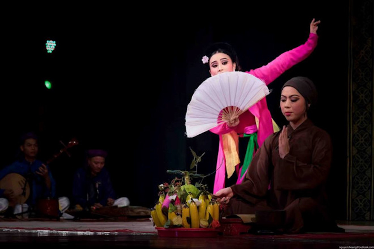 Công diễn vở chèo “Quan âm Thị Kính”