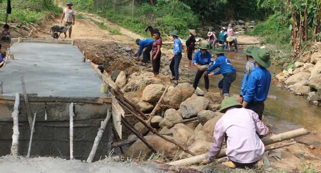 Tình nguyện ở Xuân Tầm