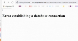 Quảng cáo Lộ Khiết Hồng Trang như "thuốc tiên", website doctorqueenvn.com bất ngờ mất kết nối
