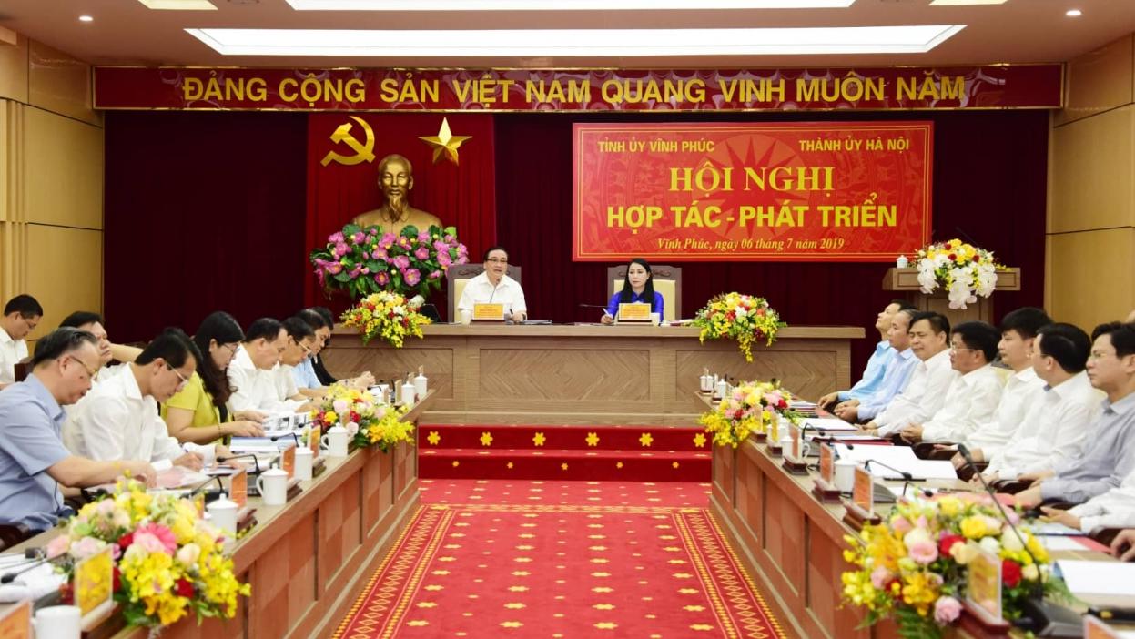 Hợp tác phát triển giữa Hà Nội – Vĩnh Phúc đạt nhiều kết quả tích cực