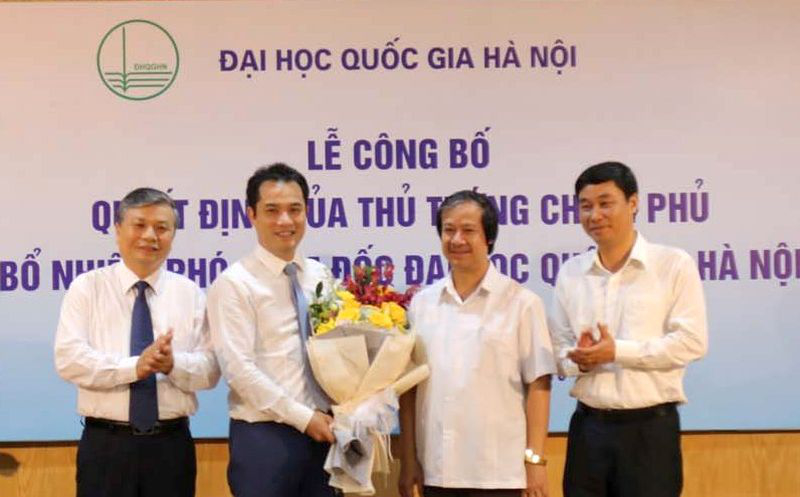 Phó giáo sư 7X được bổ nhiệm làm Phó Giám đốc Đại học Quốc gia Hà Nội