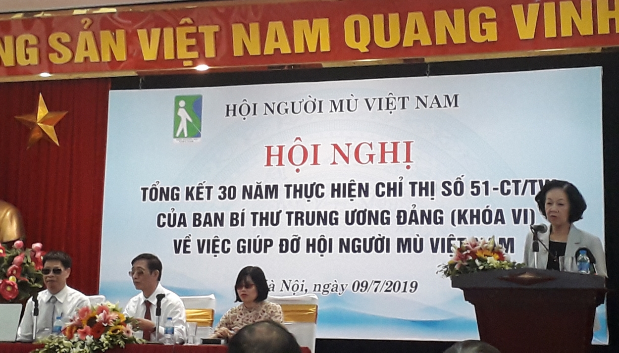 Ủy viên Bộ Chính trị, Trưởng ban Dân vận Trung ương Trương Thị Mai phát biểu chỉ đạo tại Hội nghị