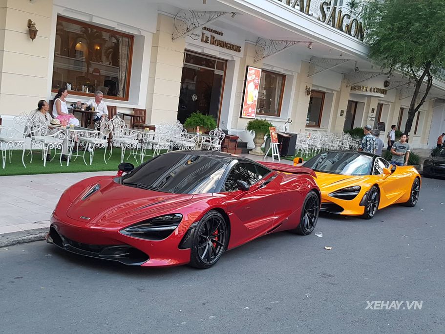TP.HCM: Bắt gặp bộ đôi siêu phẩm McLaren 720S rủ nhau xuống phố sau Car Passion 2019