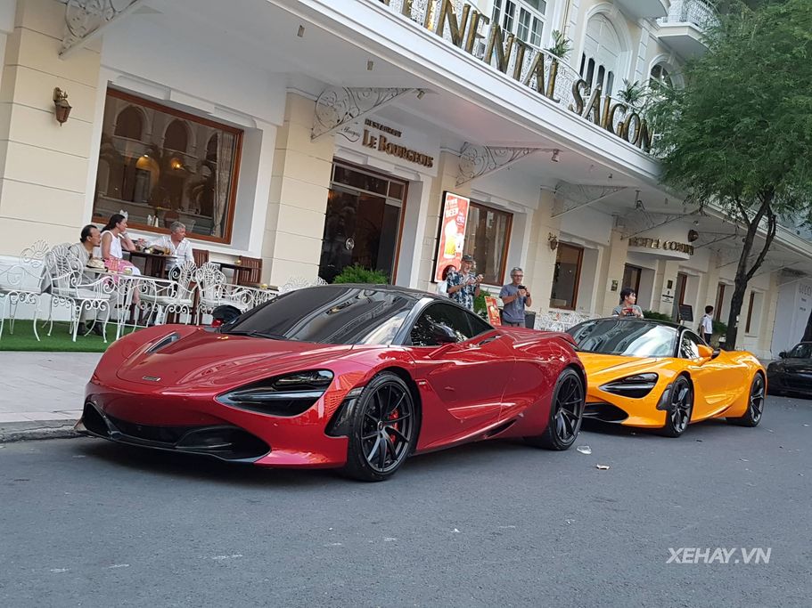 TP.HCM: Bắt gặp bộ đôi siêu phẩm McLaren 720S rủ nhau xuống phố sau Car Passion 2019