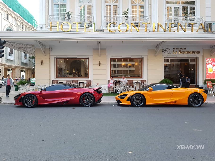 TP.HCM: Bắt gặp bộ đôi siêu phẩm McLaren 720S rủ nhau xuống phố sau Car Passion 2019