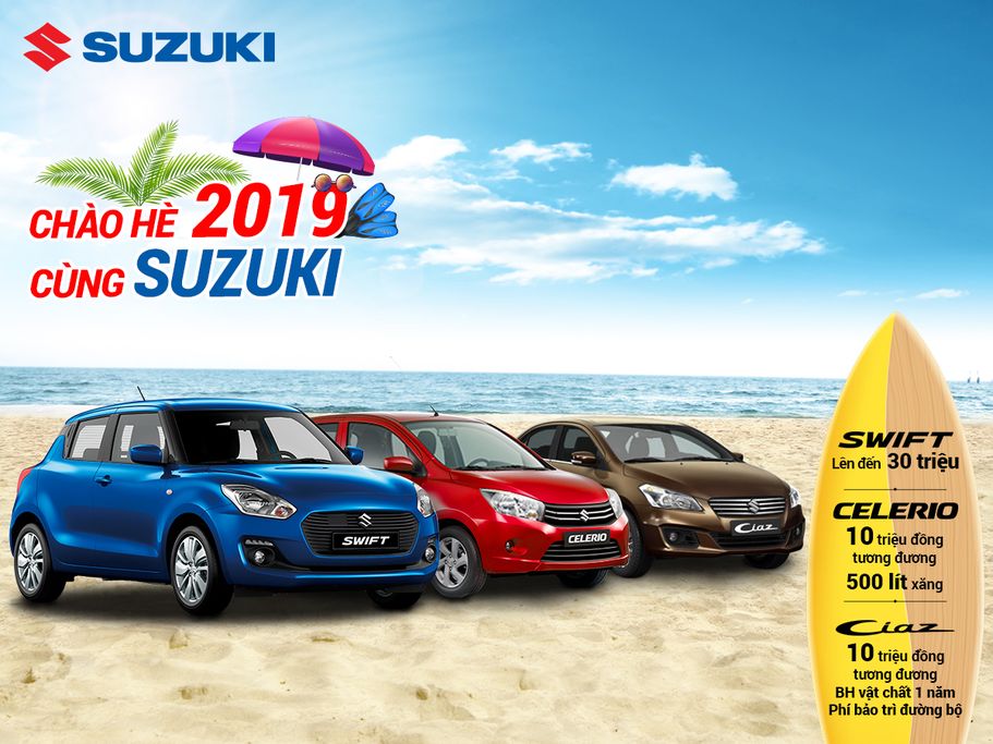 Suzuki Việt Nam triển khai chương trình khuyến mãi hấp dẫn